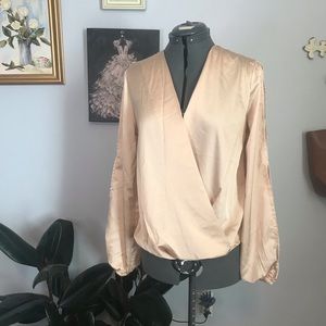 🎁 SheIn Deep V Neck Blouse